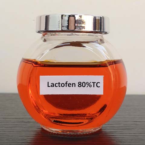 Lactofen; CAS NO 77501-63-4; selective post-emergence herbicide for broadleaved weeds